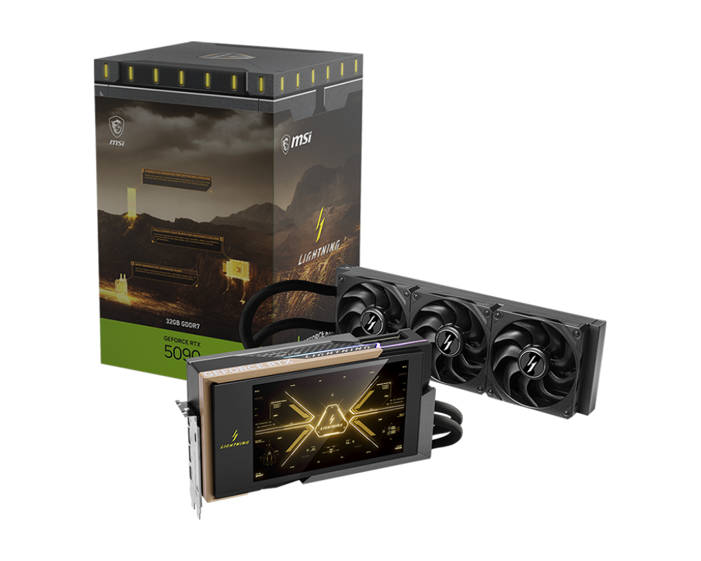 MSI Carte graphique - MSI - GeForce RTX 5090 32G LIGHTNING Z + Resident Evil 9 Requiem offert